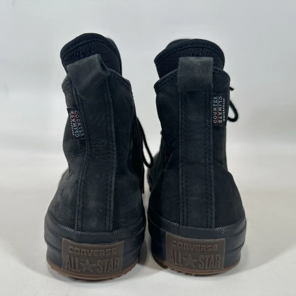 Converse All Star Waterproof Nubuck Black 157460C Mens 6 Women 8 Neoprene Gum‎
